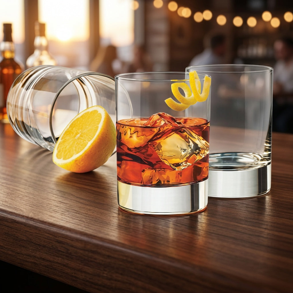 Set 6 Vasos Vidrio Super Sham Rock 311 Ml Libbey — en uso