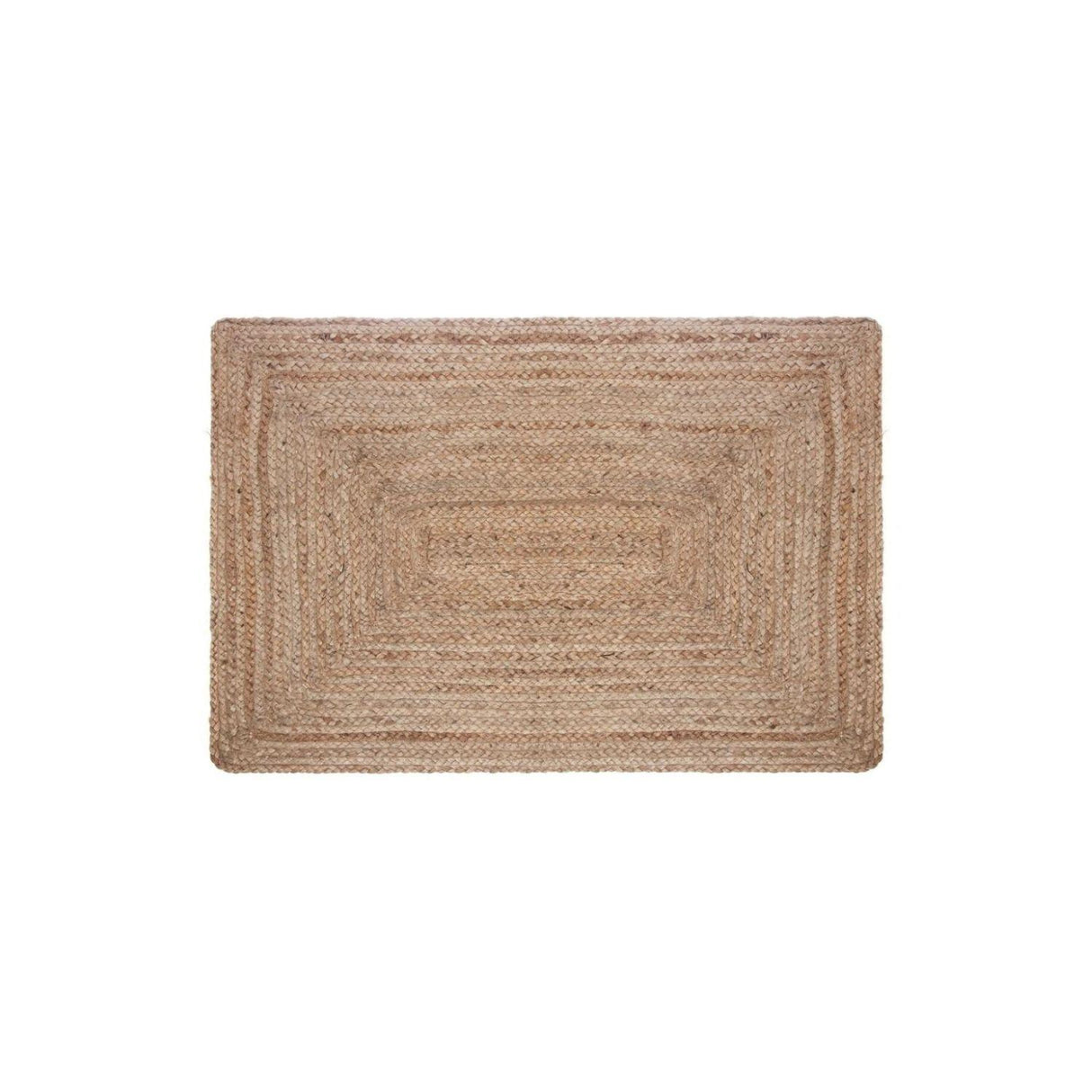 Alfombra Yute Natural 60x90cm fondo blanco packshot — Atmosphera Francia