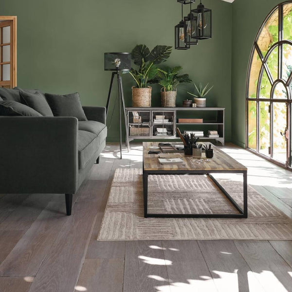 Mesa de Centro Edena Diseño Industrial Madera y Metal Atmosphera