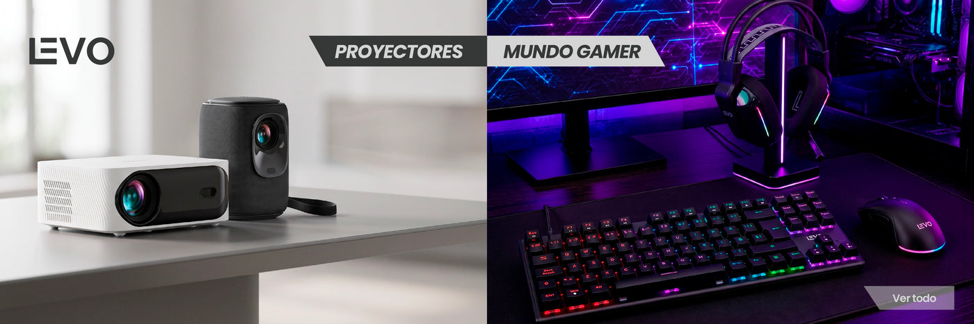 LEVO - Proyectores y Mundo Gamer