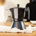 Cafetera Italiana Negra Granito Simplit