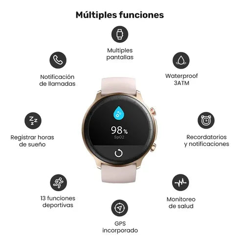 Reloj Smartwatch Lhotse Ultimate GPS 217 Pink — imagen 2