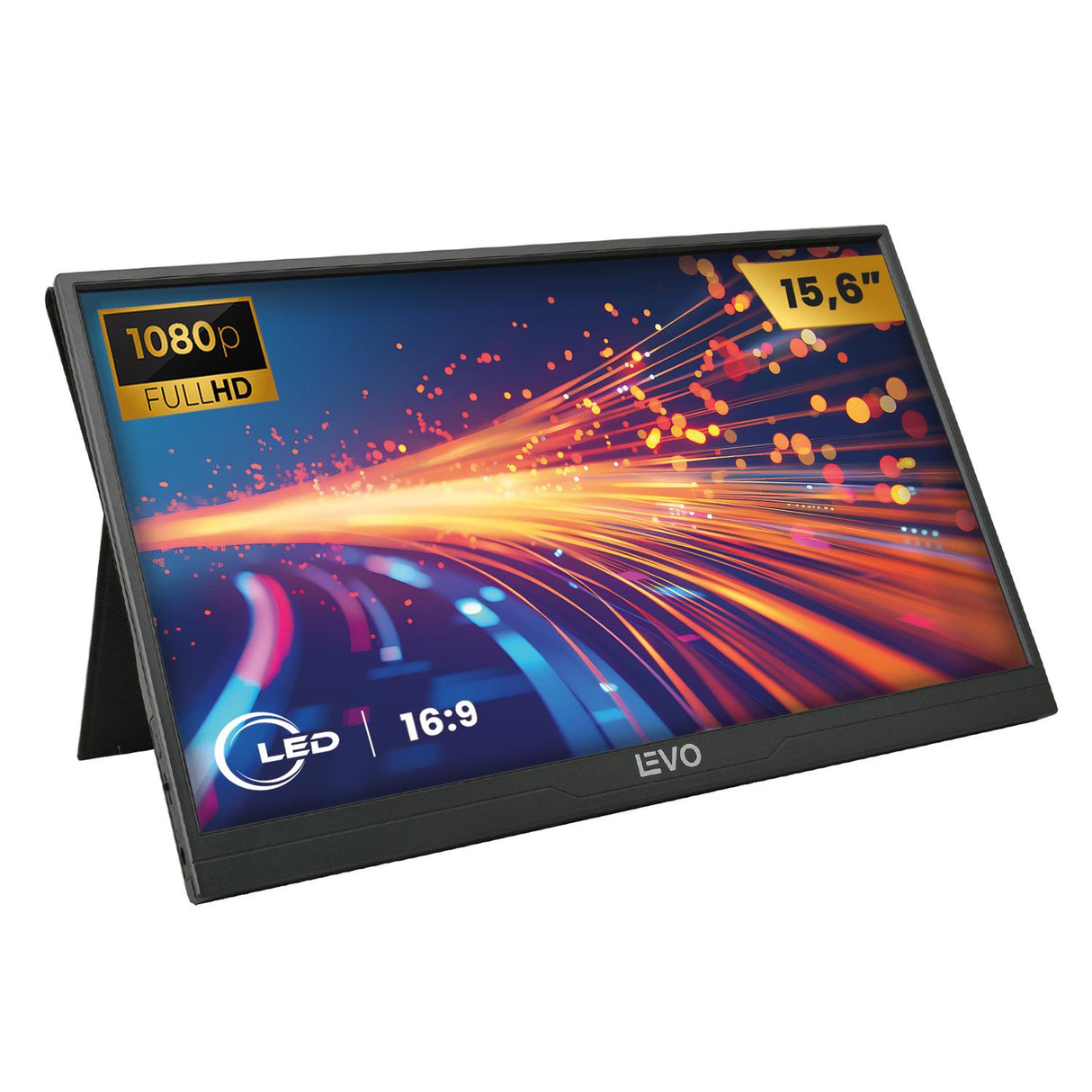 Monitor portátil Levo ViewGo 15,6" Full HD – pantalla secundaria para laptop computador y gaming en Chile