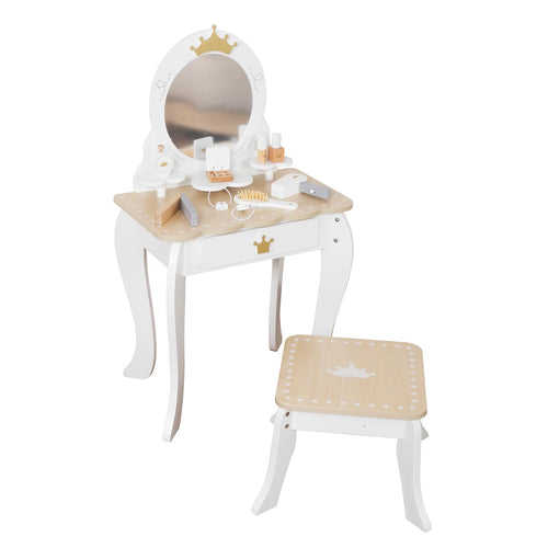 Tocador Infantil Para Niñas Espejo Maquillaje Madera Bandú — foto 2