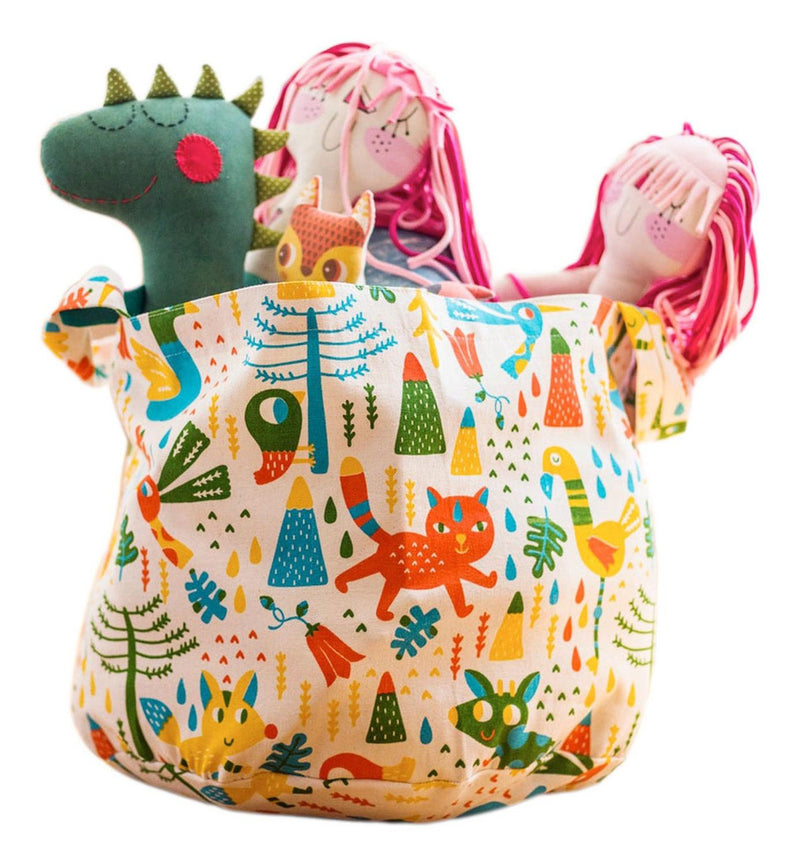 Bolso para Juguetes Flora y Fauna