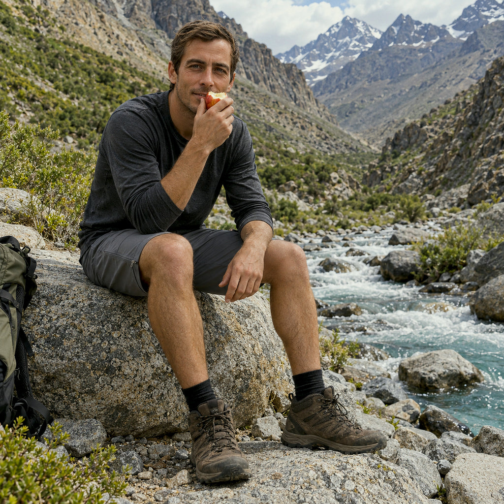 Pantalón Lukla Lhotse gris convertido en short
