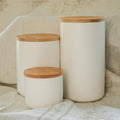 Contenedor de Cerámica Hermético Tapa Madera S Simplit — foto 7