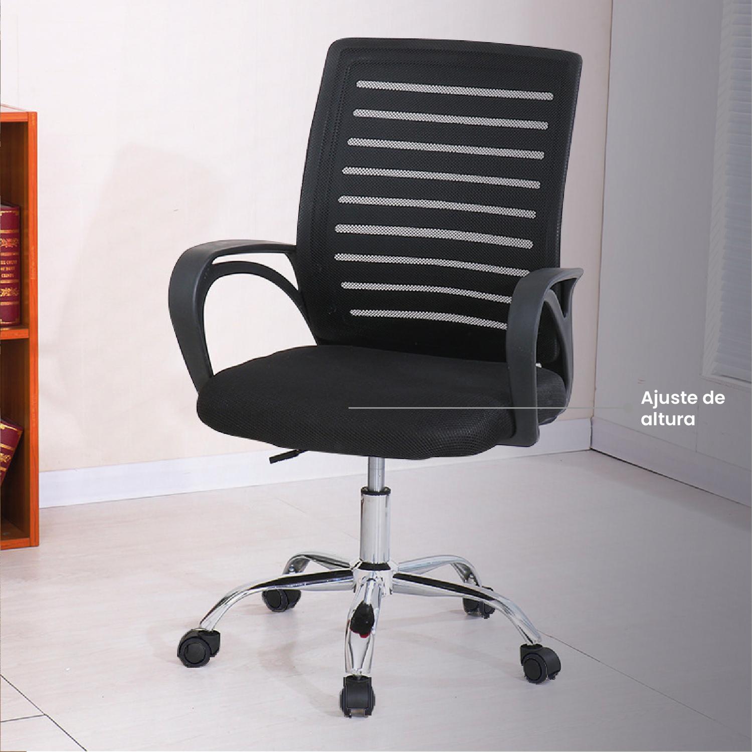 LEVO Silla Lite — respaldo malla transpirable con soporte lumbar integrado