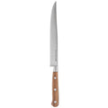 Cuchillo Trinchador Acero Inoxidable Mango de Acacia 33 cm Secret de Gourmet