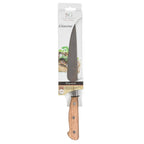 Cuchillo Trinchador Acero Inoxidable Mango de Acacia 33 cm Secret de Gourmet