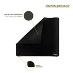 Mousepad Battlemat L 45x40 cm Antideslizante Negro LEVO — foto 4