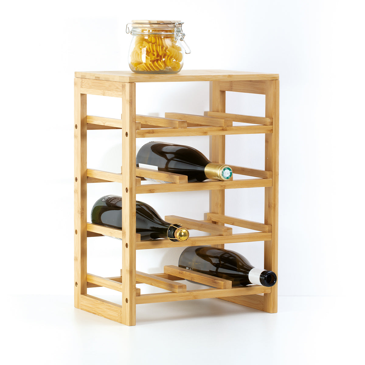 Rack de Vino de Bambú para 12 Botellas 5Five