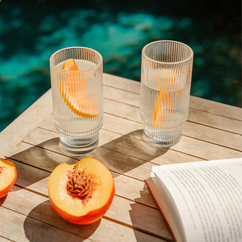 Set 6 Vasos Largo Vintage Charlotte 350ml Simplit