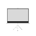 LEVO Telon 60 pulgadas telon proyector portatil con tripode blanco mate 120 x 90 cm