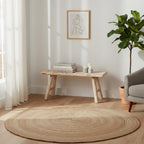 Banco Madera Woody 70x27cm detalle acabado - Atmosphera Francia