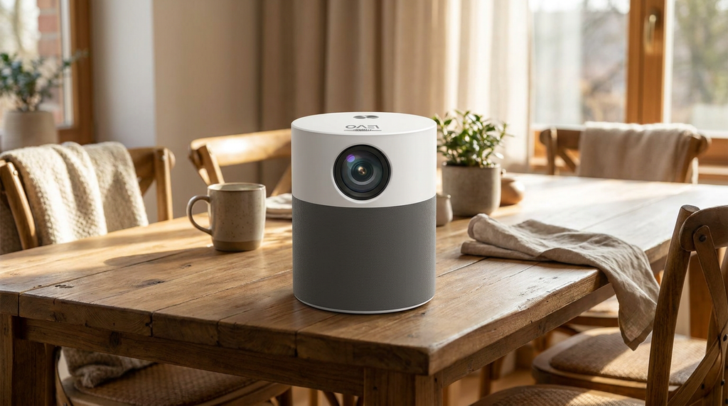 Proyector LED Portátil 360° Full HD Home Cinema LEVO (Open Box)