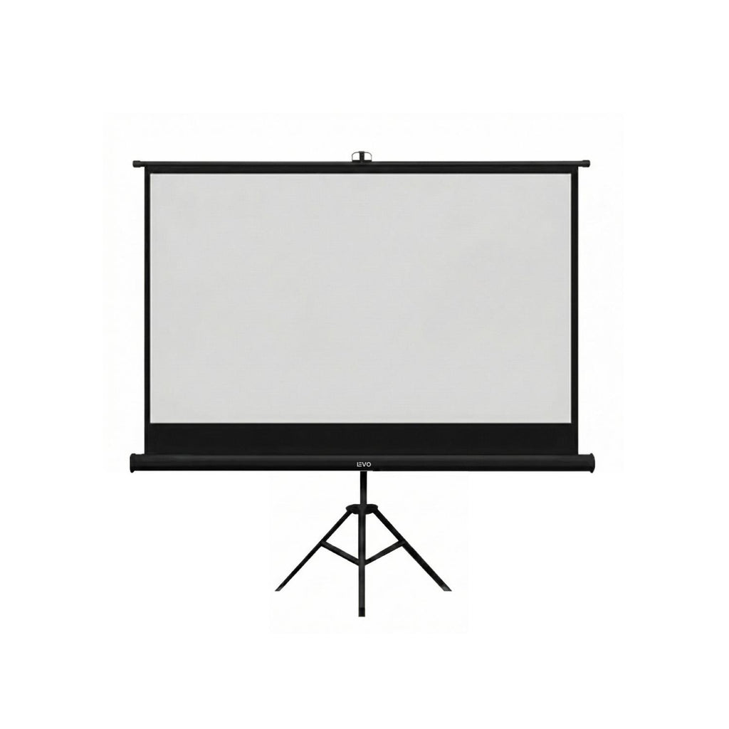 LEVO Telon Proyector 60 pulgadas negro telon proyector mural negro mate 120 x 90 cm