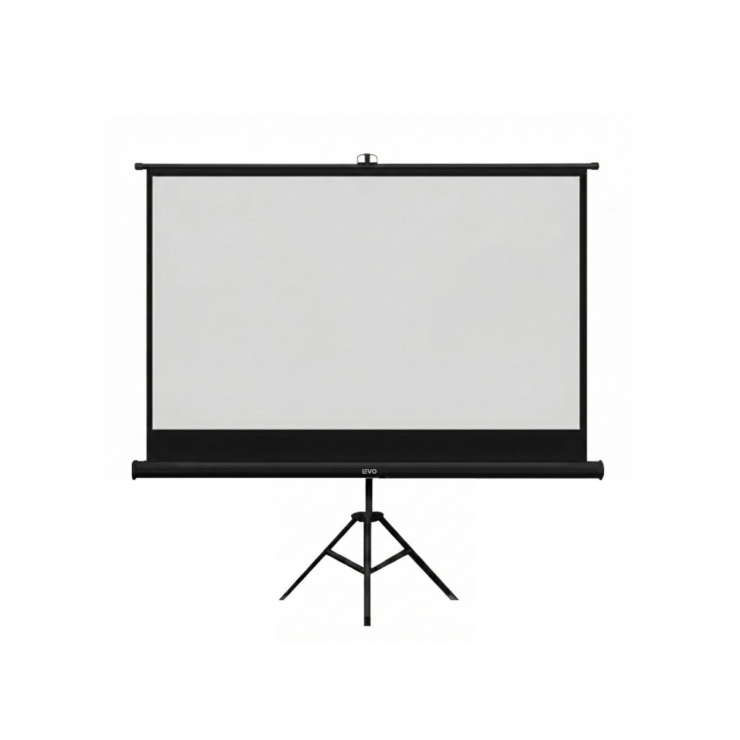 LEVO Telon Proyector 60 pulgadas negro telon proyector mural negro mate 120 x 90 cm