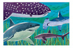 Puzzle 100Pcs Con Aluminio Tiburones Mudpuppy — foto 2