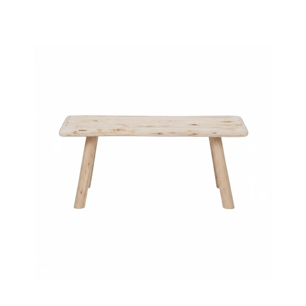 Banco Madera Woody 70x27cm fondo blanco packshot - Atmosphera Francia