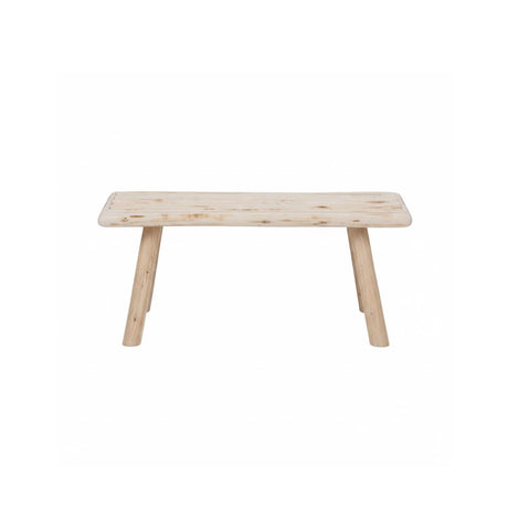 Banco Madera Woody 70x27cm fondo blanco packshot - Atmosphera Francia