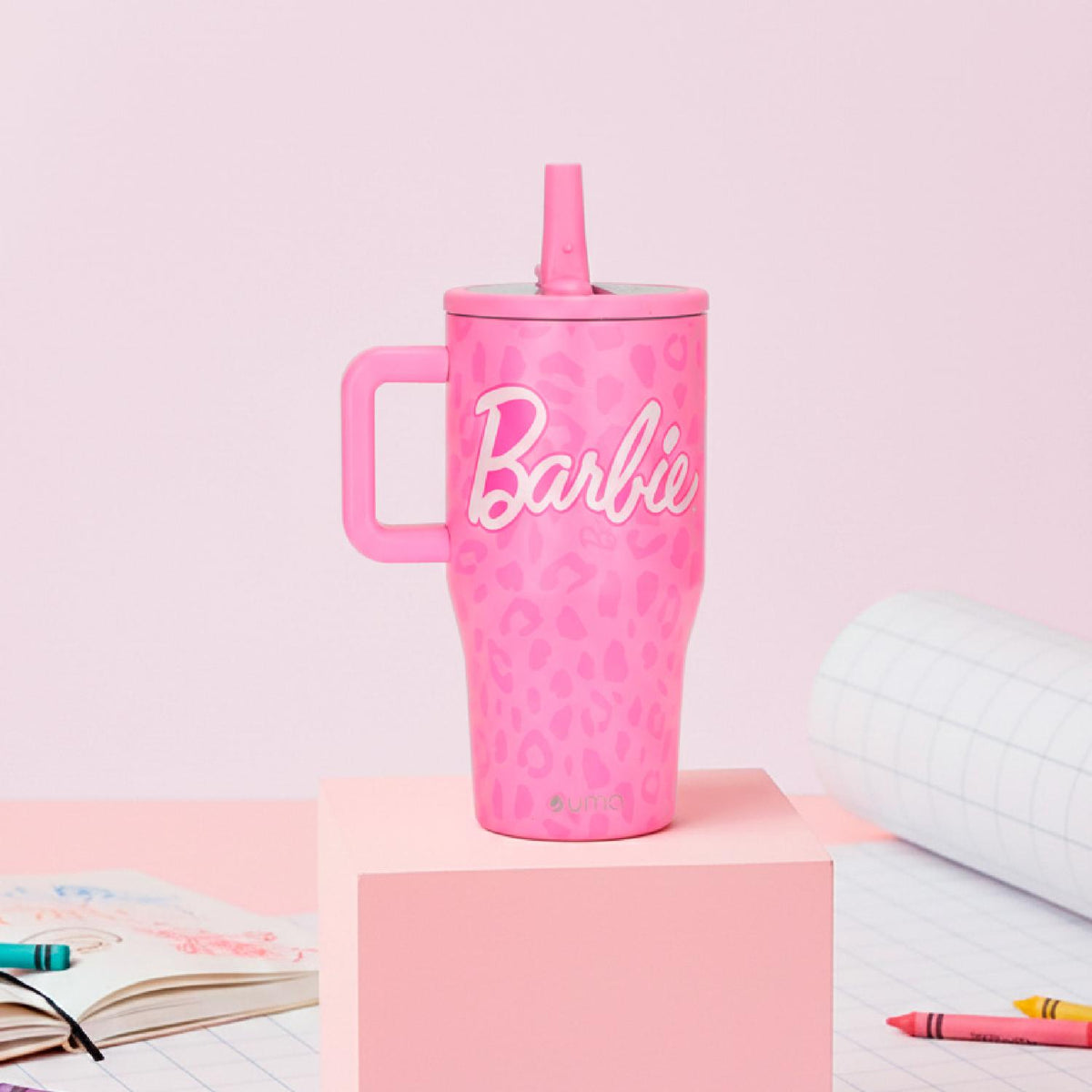 Vaso Térmico Tumbler Mug Barbie Print 590ml Acero Inox UMA