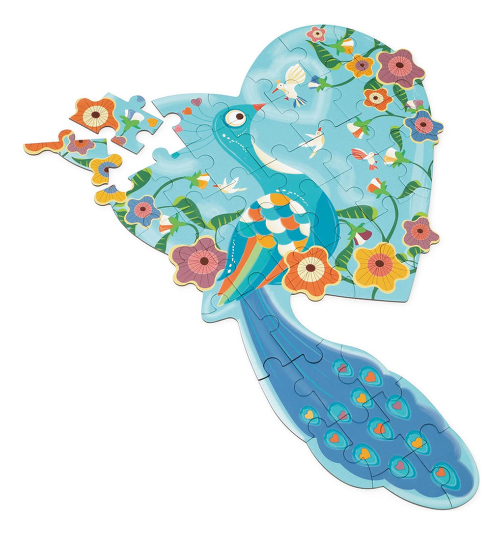 Puzzle 40Pcs Con Forma Pavo Real Scratch Europe — foto 3