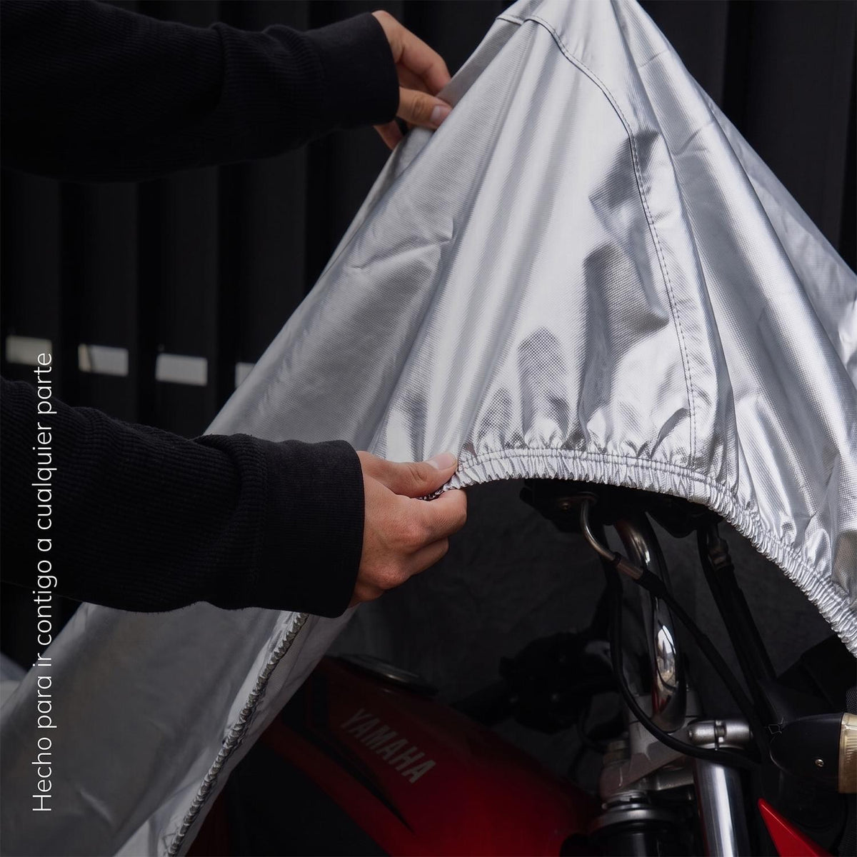 Carpa funda Cubre Moto Impermeable Premium con Felpa XRoad — foto 8
