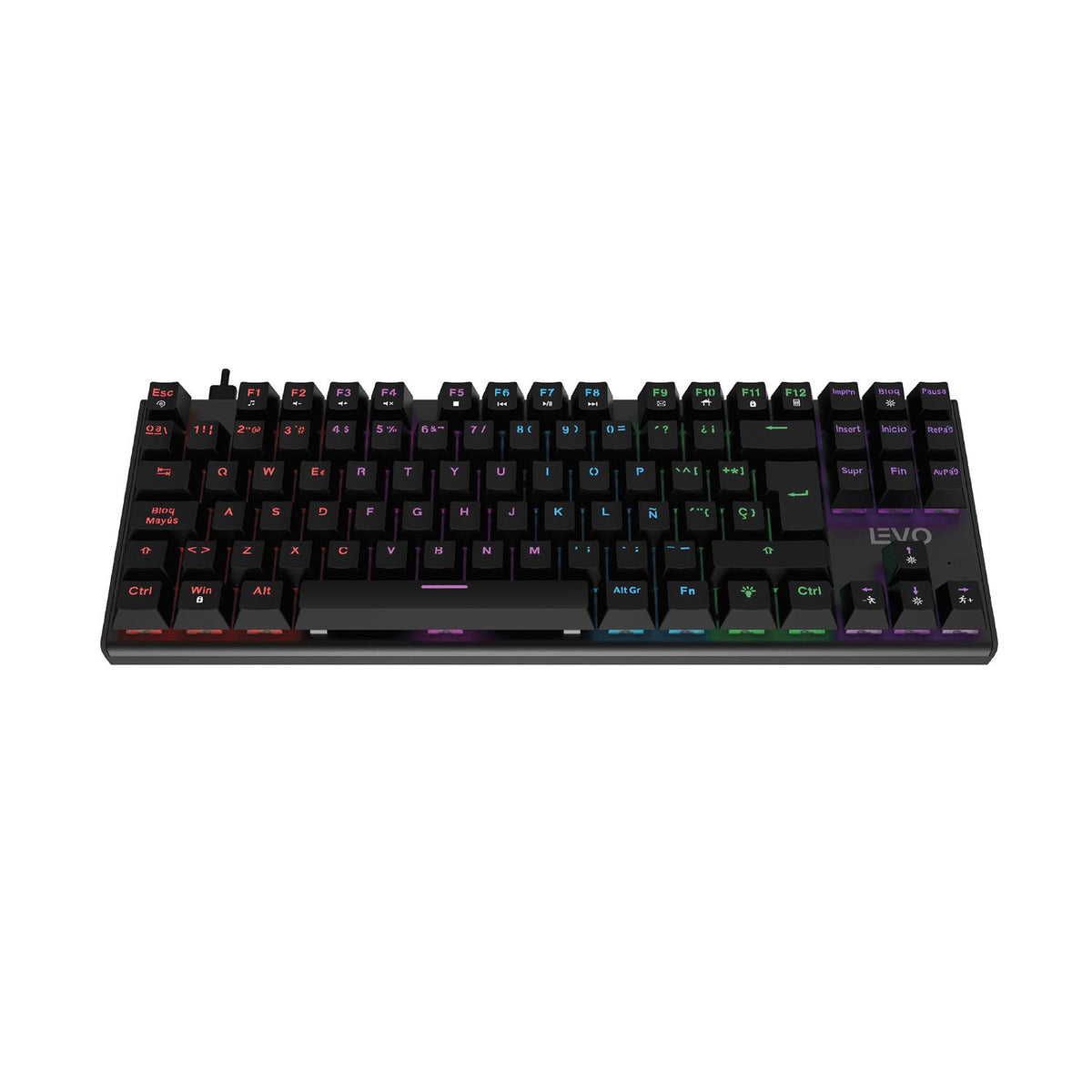 LEVO Teclado Gamer NovaBlade Red Switch mecanico teclado mecanico gamer tenkeyless RGB espanol