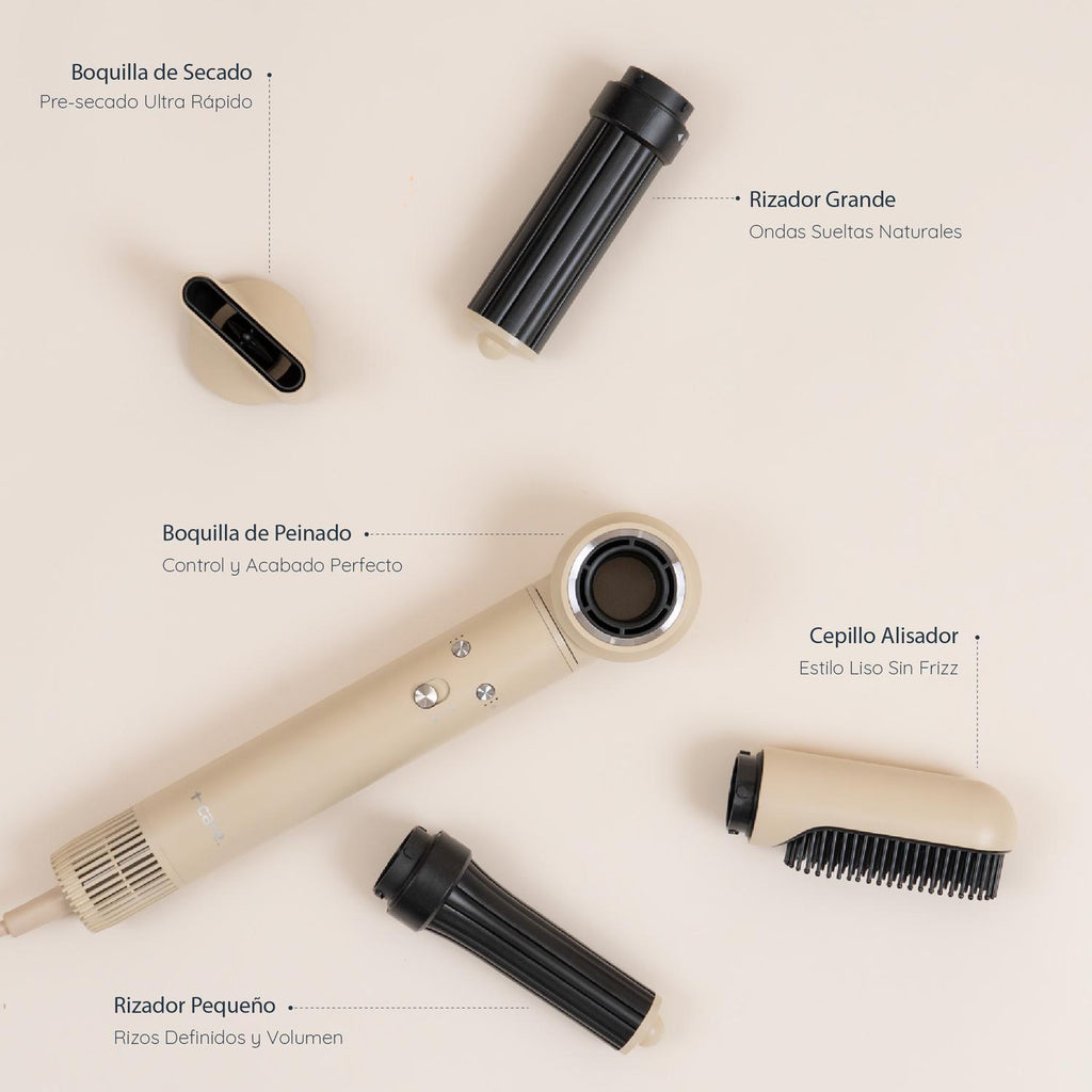 Secador de pelo Multistyler T-Care 5 en 1 Beige — foto 4