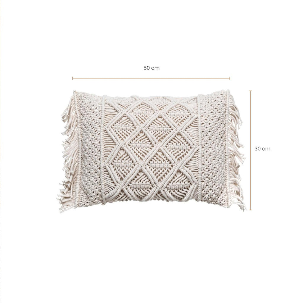 Cojín Decorativo de Macrame 30x50 cm Atmosphera — foto 6