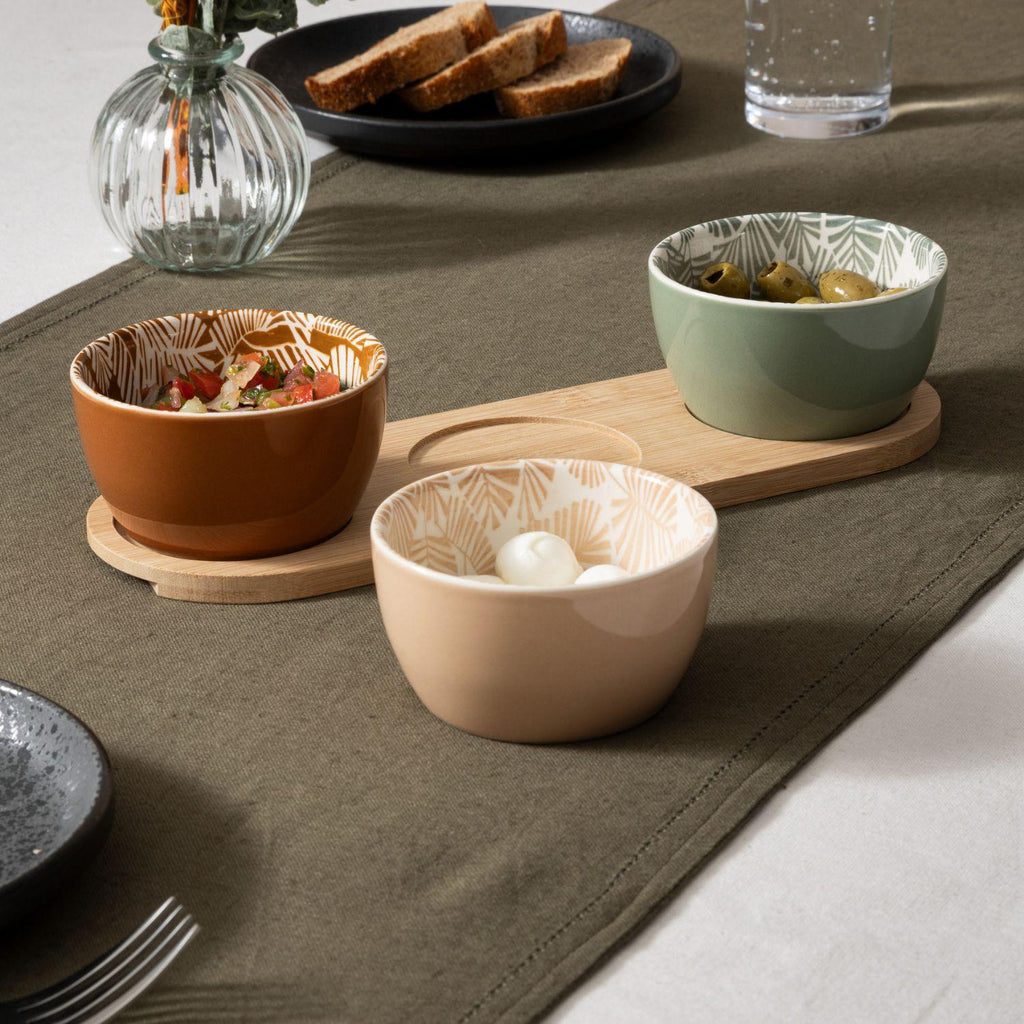 Set de Aperitivo con 3 Posillos y Tabla de Bamboo SecretDeGourmet — foto 6