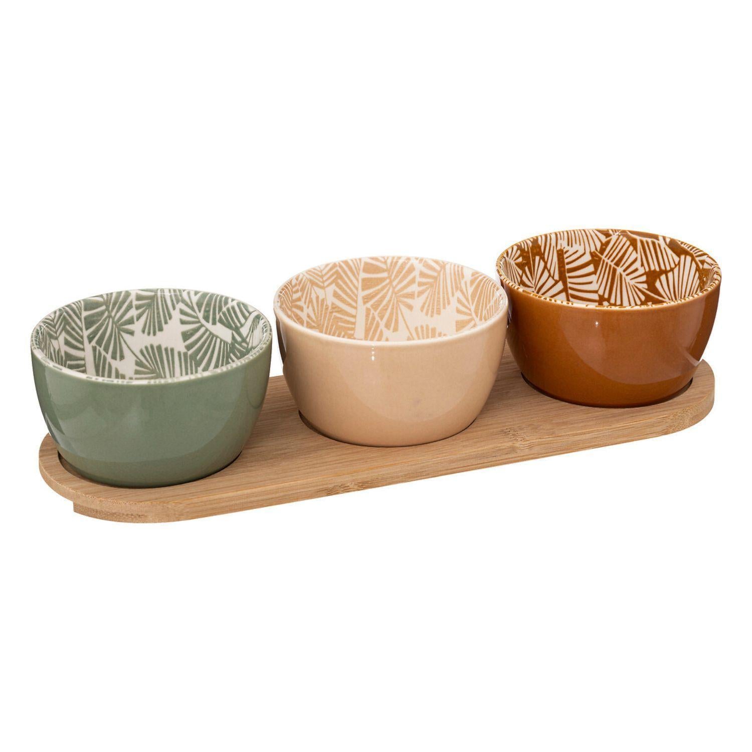 Set de Aperitivo con 3 Posillos y Tabla de Bamboo SecretDeGourmet — foto 2