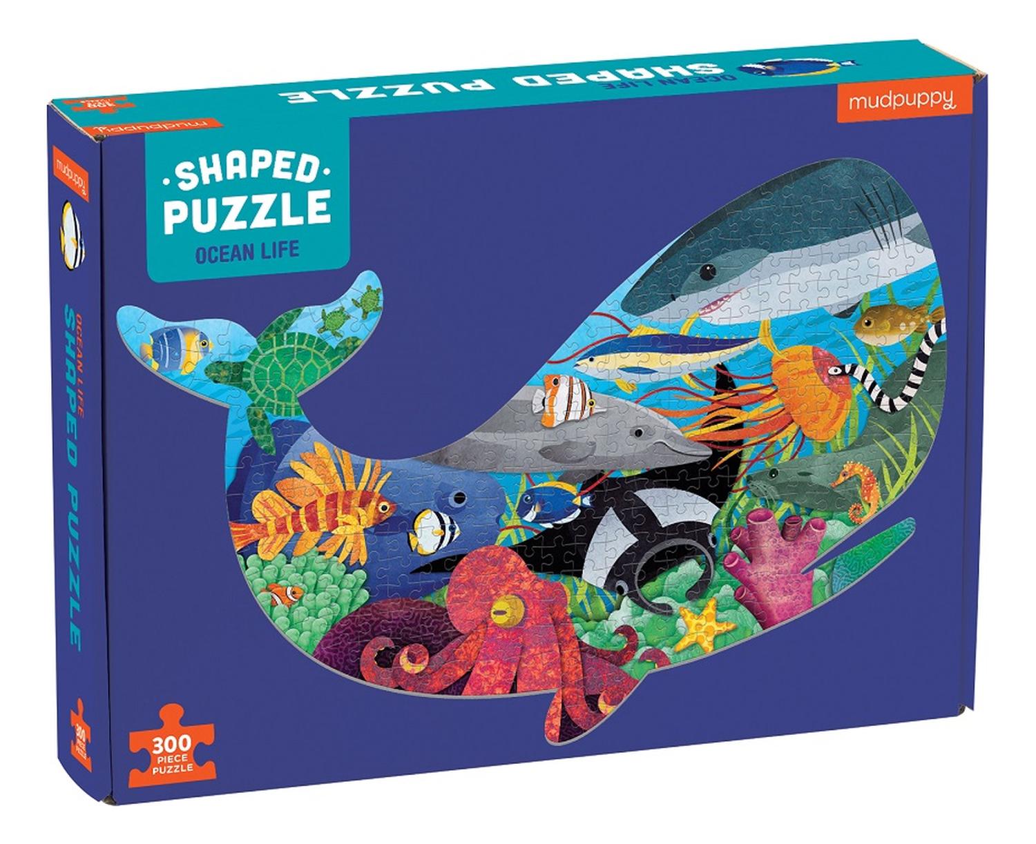 Puzzle 300Pcs Con Forma Oceano Mudpuppy — foto 2