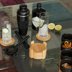 Set Coctelera Acero Inoxidable Black 4 Piezas Day