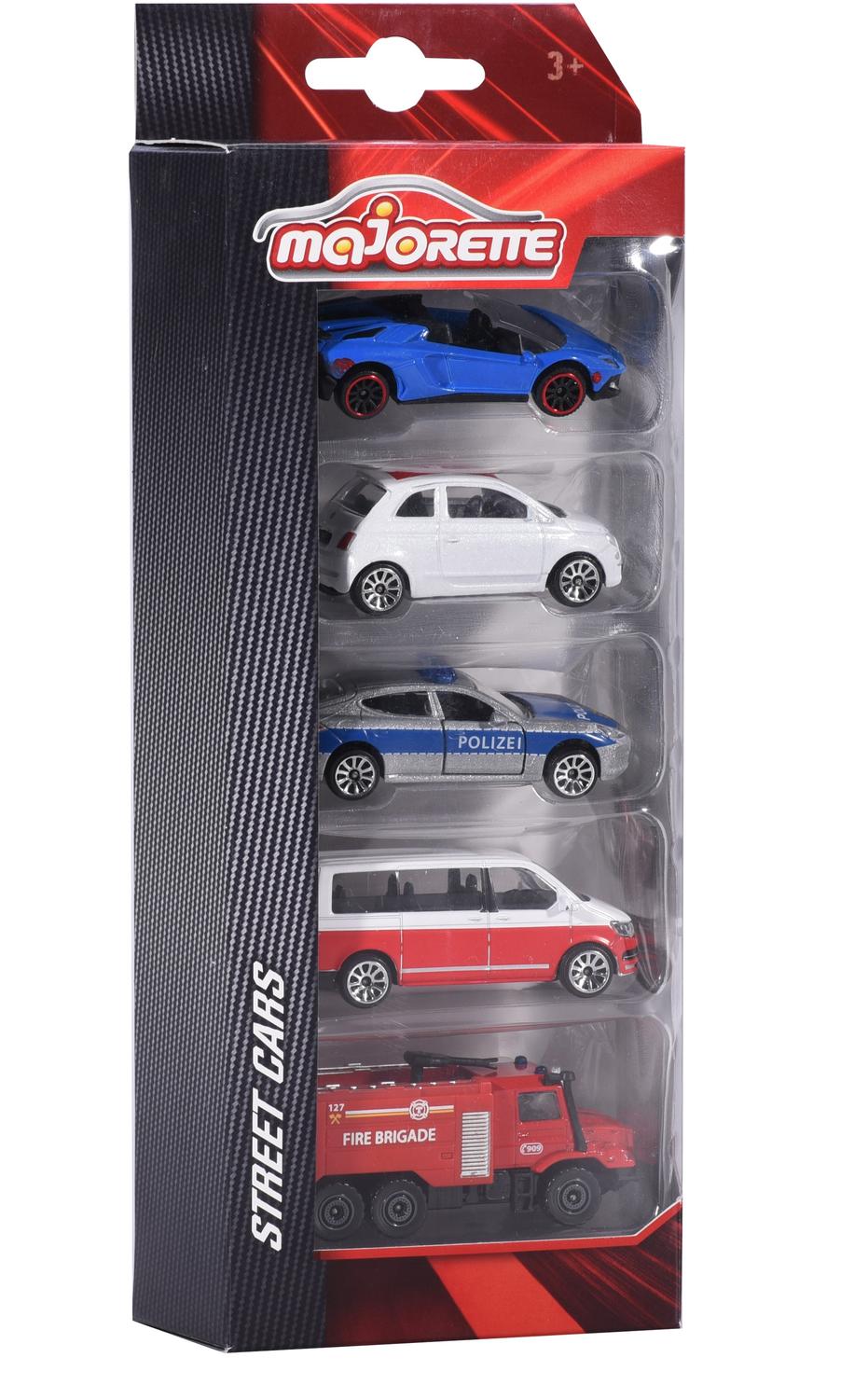 Set 5 Autos Colección Majorette