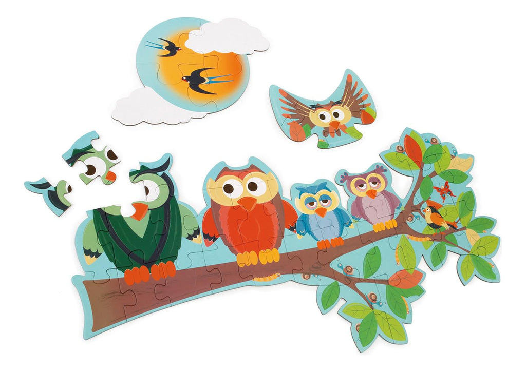 Puzzle 39Pcs Doble Con Forma Buho Scratch Europe — foto 4