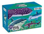 Puzzle 100Pcs Con Aluminio Tiburones Mudpuppy — foto 3