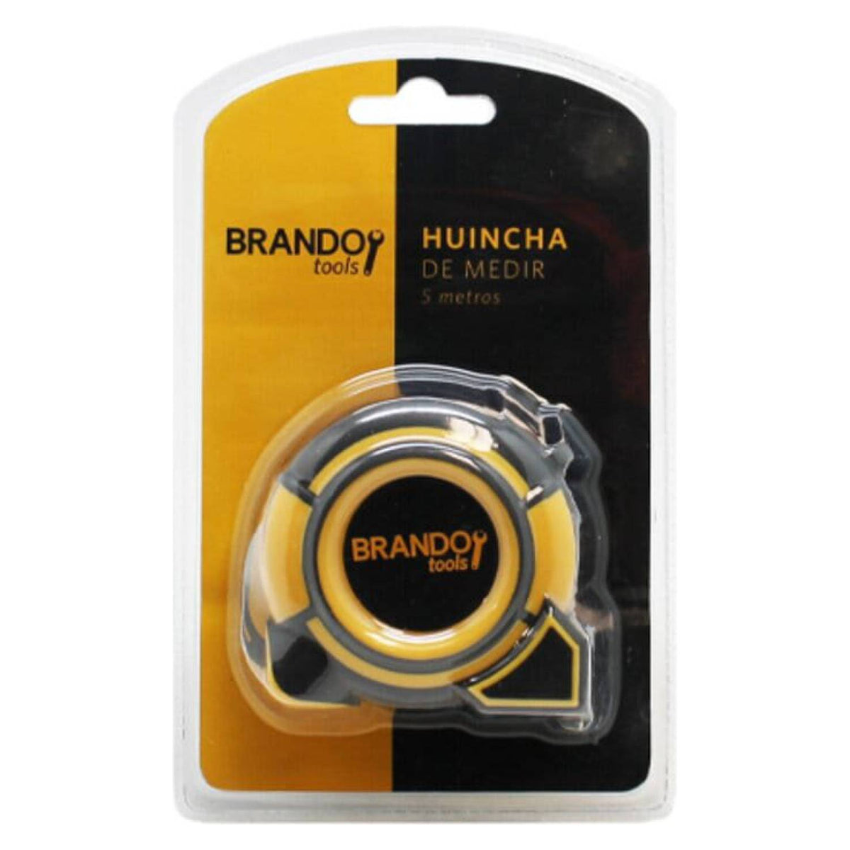 Huincha De Medir 5 Metros Diseño Compacto Brando