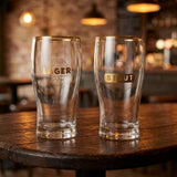 Set 2 Vasos Cerveceros Brando — en uso