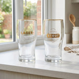 Set 2 Vasos Cerveceros Brando — en uso