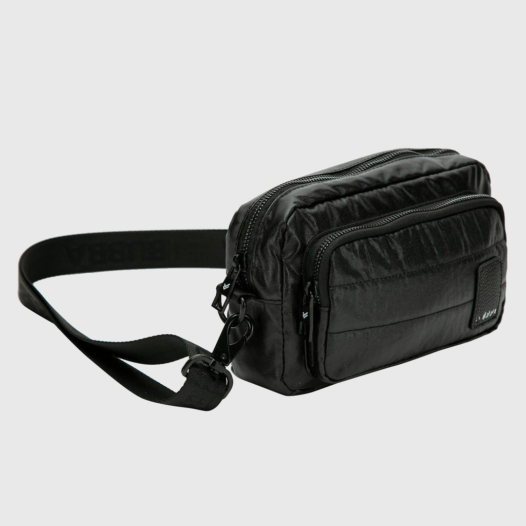 Cartera Mini Metalizado Azabache vista de lado