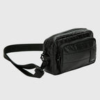Cartera Mini Metalizado Azabache vista de lado