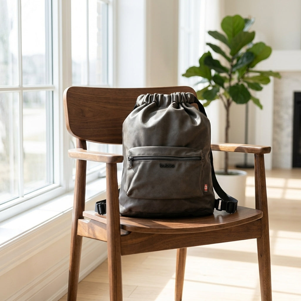 Mochila Fancy Bag Alazan Pesto Regular Bubba Bags — en uso
