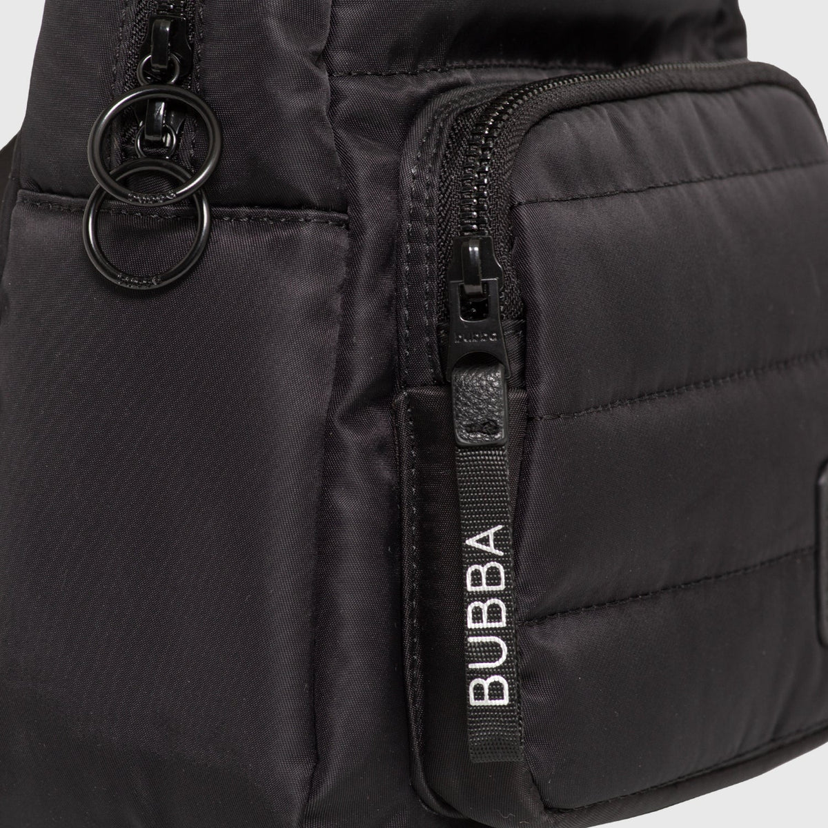 Mochila Victoria Negro detalle del bolsillo