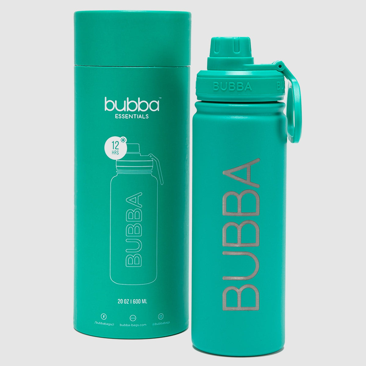Bubba Botella Insulada Emerald 20 Oz con su caja