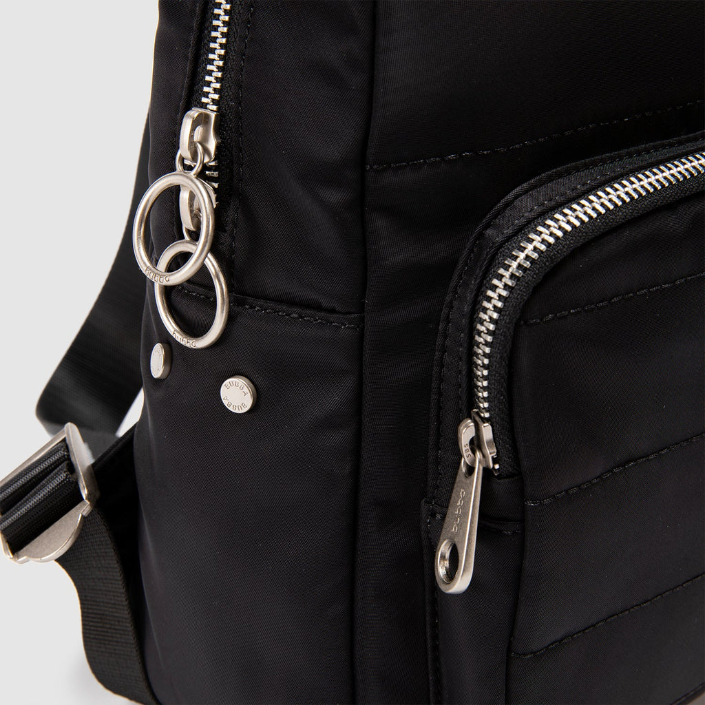 Mochila Victoria Black detalle del cierre