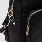 Mochila Victoria Black detalle del cierre