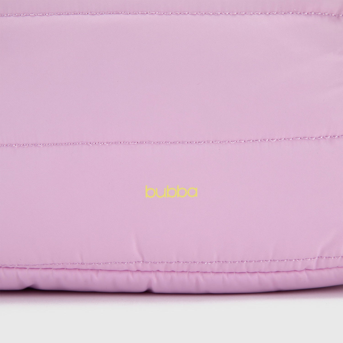 Neceser Beauty Lila detalle del logo