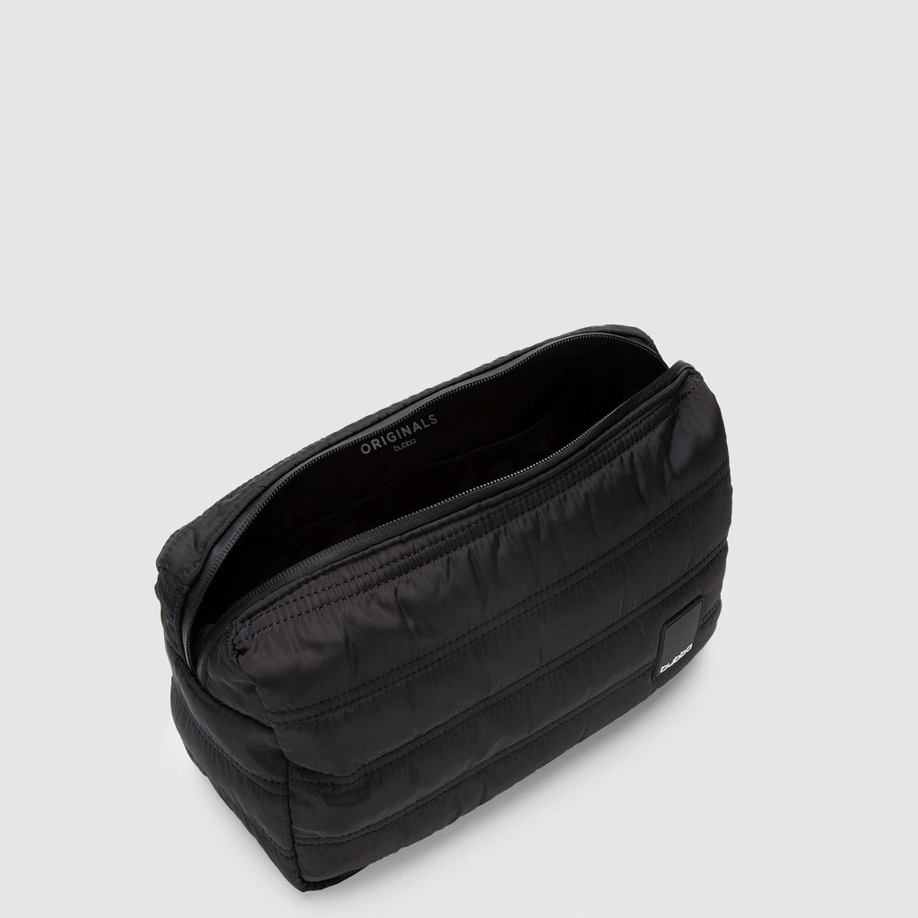 Neceser Originals Matte Black Velvet (L) abierto